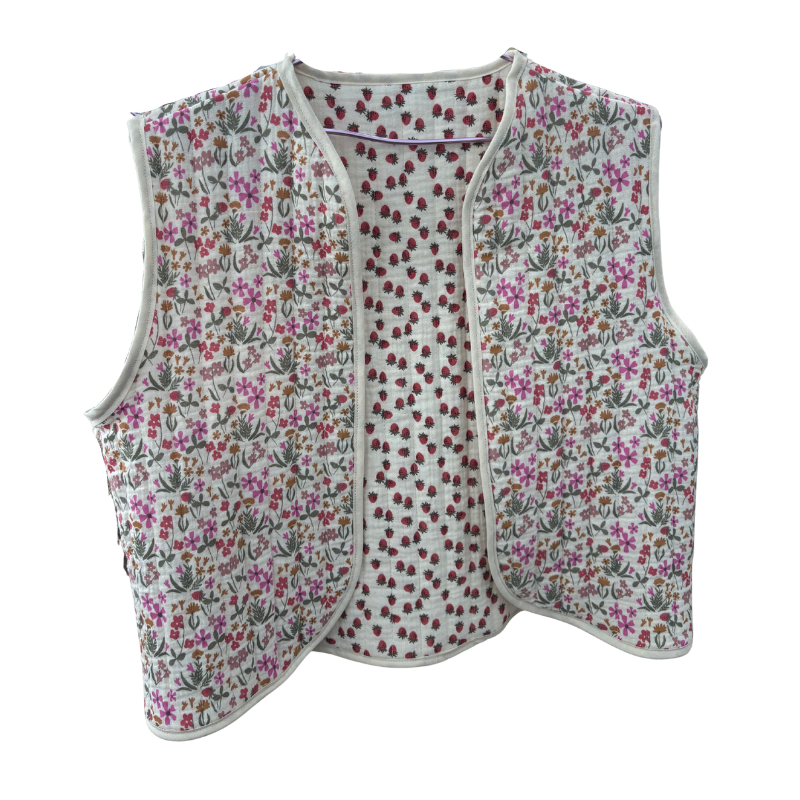 Gilet gaze de coton – Image 2