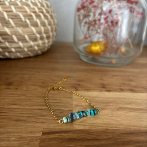 Bracelet pierre gemme Chrysocolle