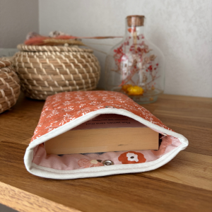 Poche à livre de poche terracotta