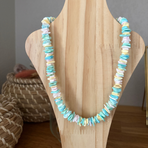 chips pastel collier