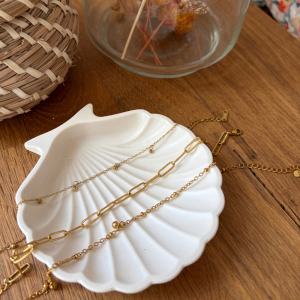 3 bracelets dorés